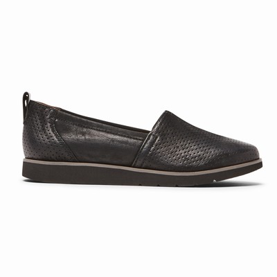 Rockport Cobb Hill Laci Mokassins Damen Schwarz TJA-536809